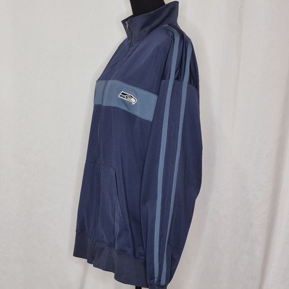 NFL Seattle Seahawks Vintage 90's Track Jacket - Size 2XL - Picture 2 of 10